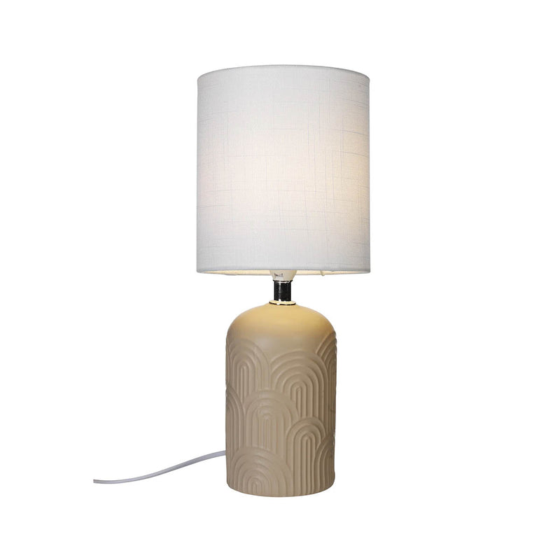 Pöytävalaisin Archie beige/valkoinen