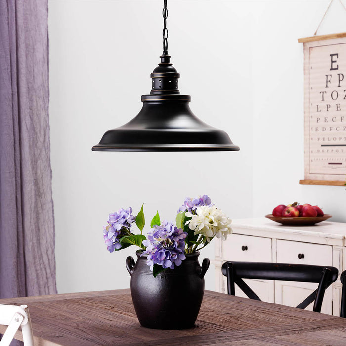 Riippuvalaisin New Haven musta/messinki
