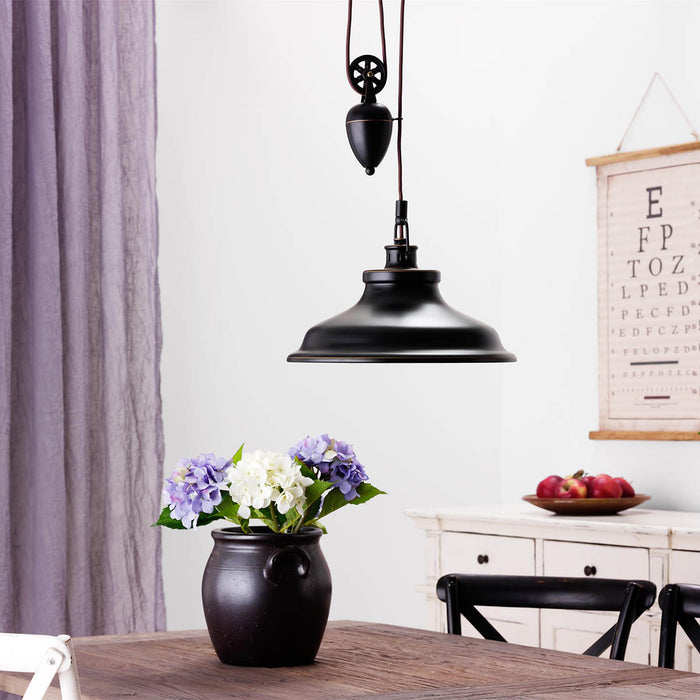 Riippuvalaisin New Haven musta/messinki