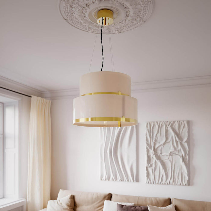 Kattovalaisin Marcel messinki/valkoinen