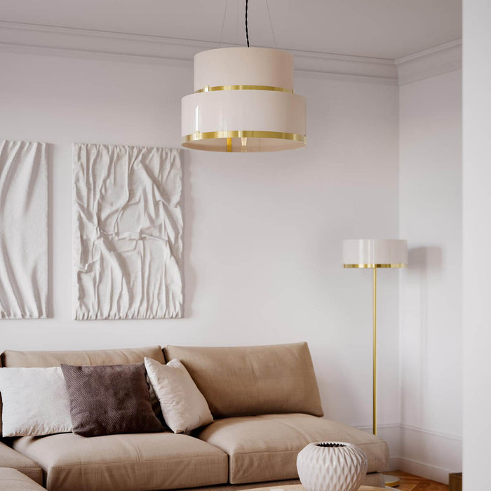 Kattovalaisin Marcel messinki/valkoinen