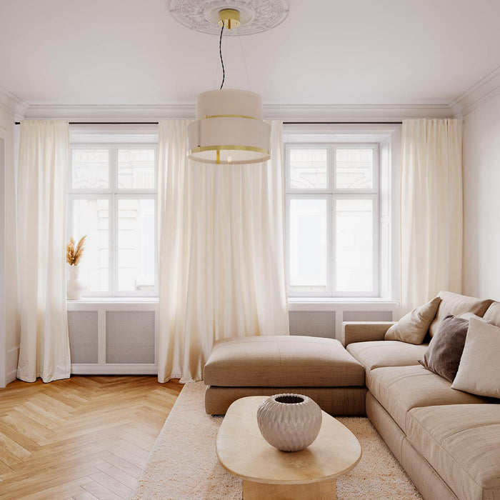 Kattovalaisin Marcel messinki/valkoinen