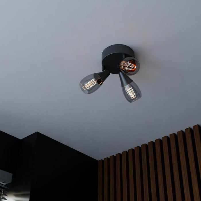 Kattovalaisin Moon 3-os musta