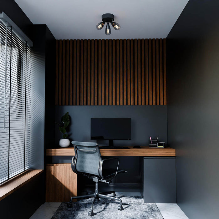 Kattovalaisin Moon 3-os musta