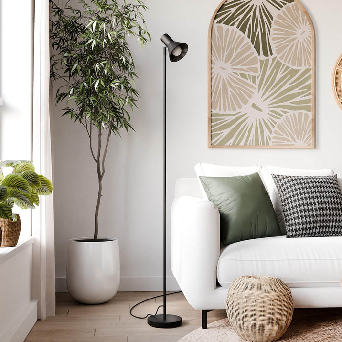 Lattiavalaisin Malone musta