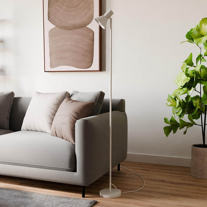 Lattiavalaisin Malone valkoinen