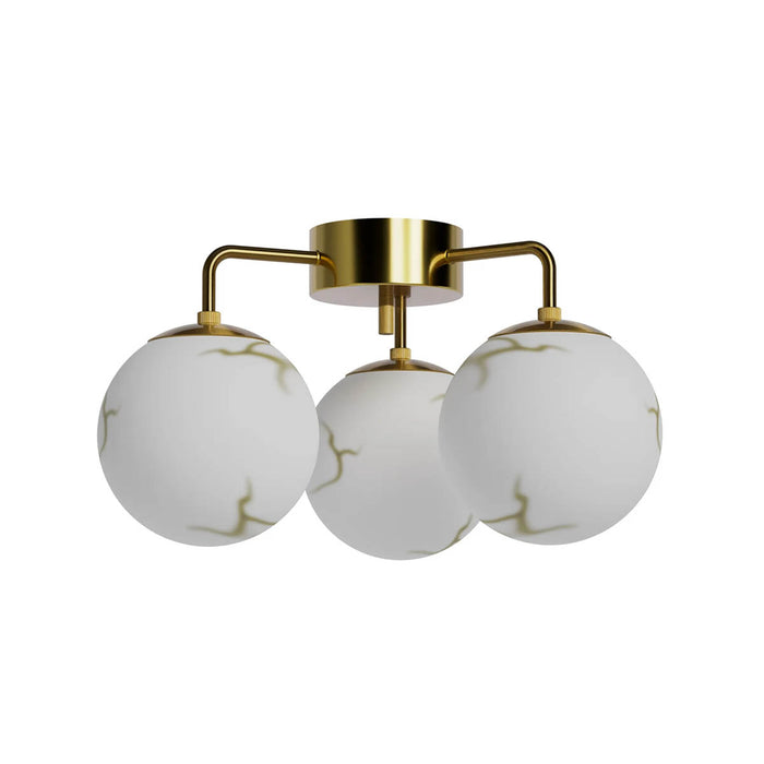 Kattovalaisin Bellagio 3-os messinki/marmori