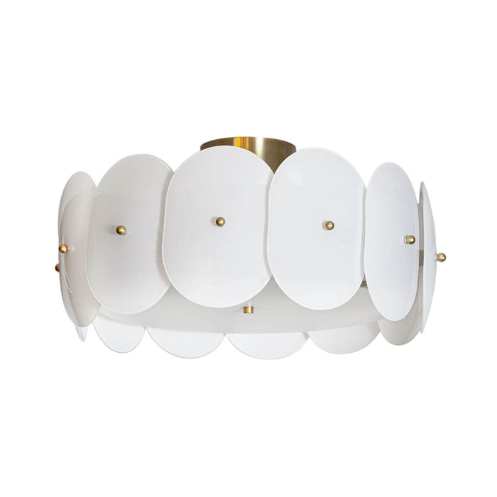 Kattovalaisin Omlott messinki/valkoinen