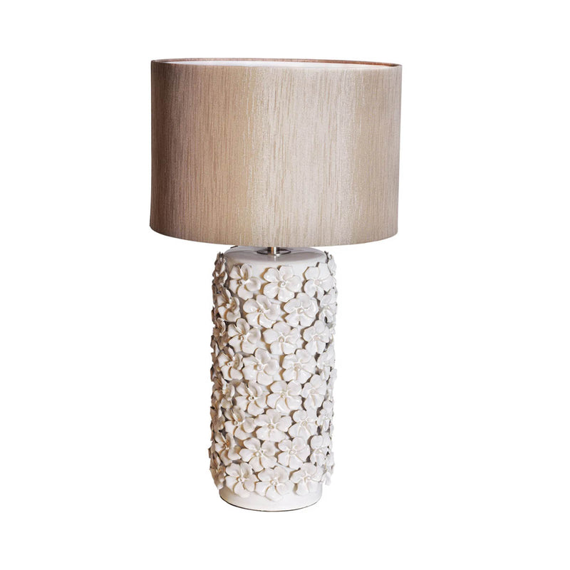 Pöytävalaisin Fiore beige