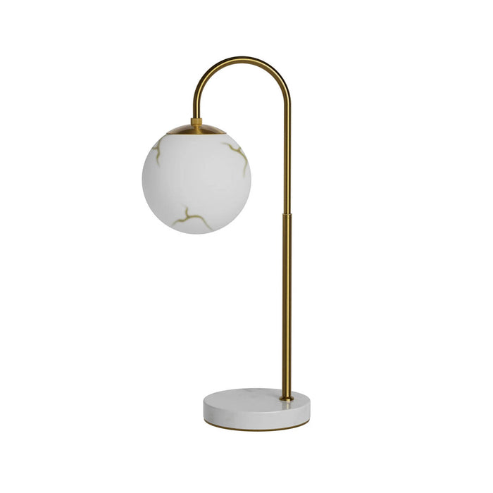 Pöytävalaisin Bellagio messinki/marmori