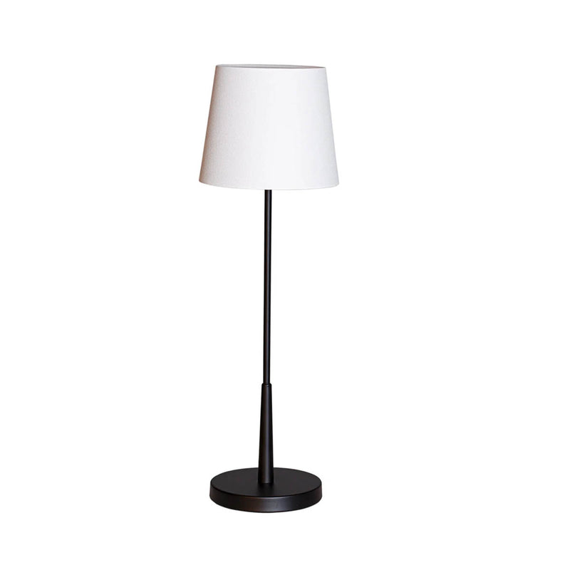 Pöytävalaisin Lumi 68 cm musta/valkoinen