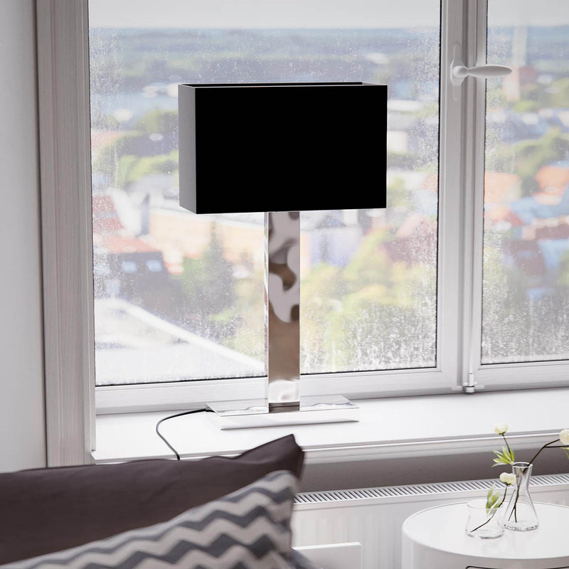 Pöytävalaisin Prime 69 cm kromi/musta