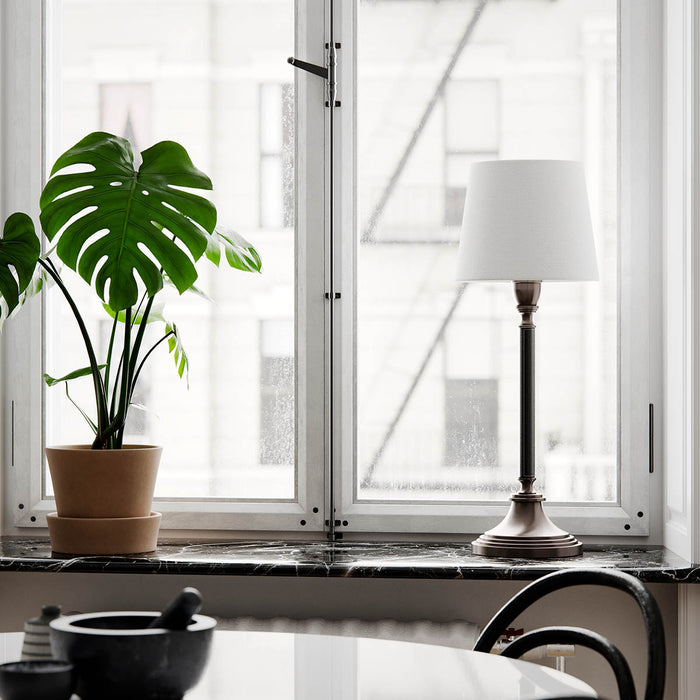 Pöytävalaisin Dinant valkoinen