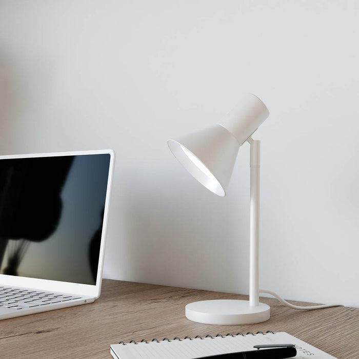 Pöytävalaisin Malone valkoinen