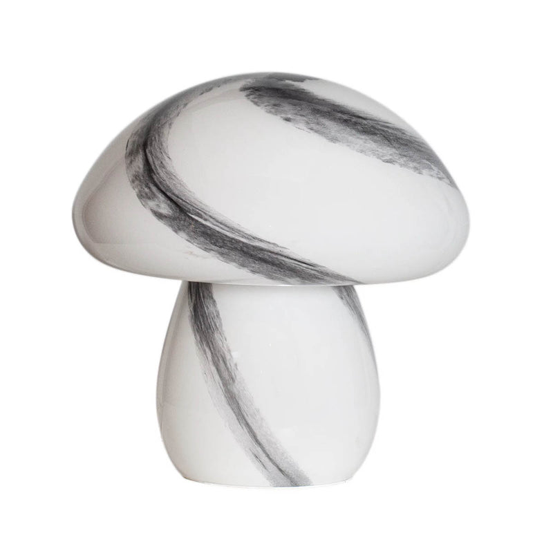 Pöytävalaisin Mira Mushroom valkomusta