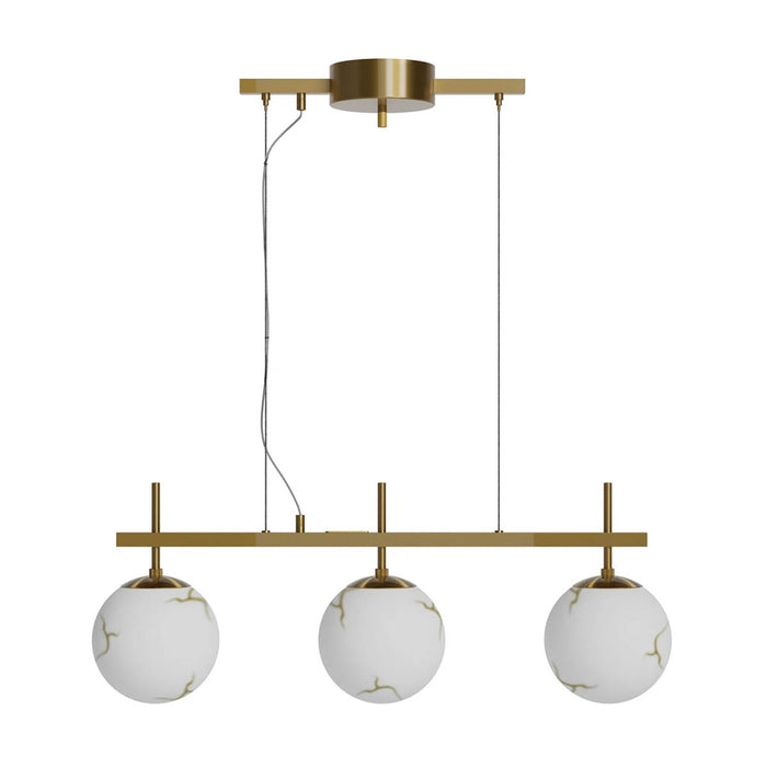 Riippuvalaisin Bellagio 3-os messinki/marmori