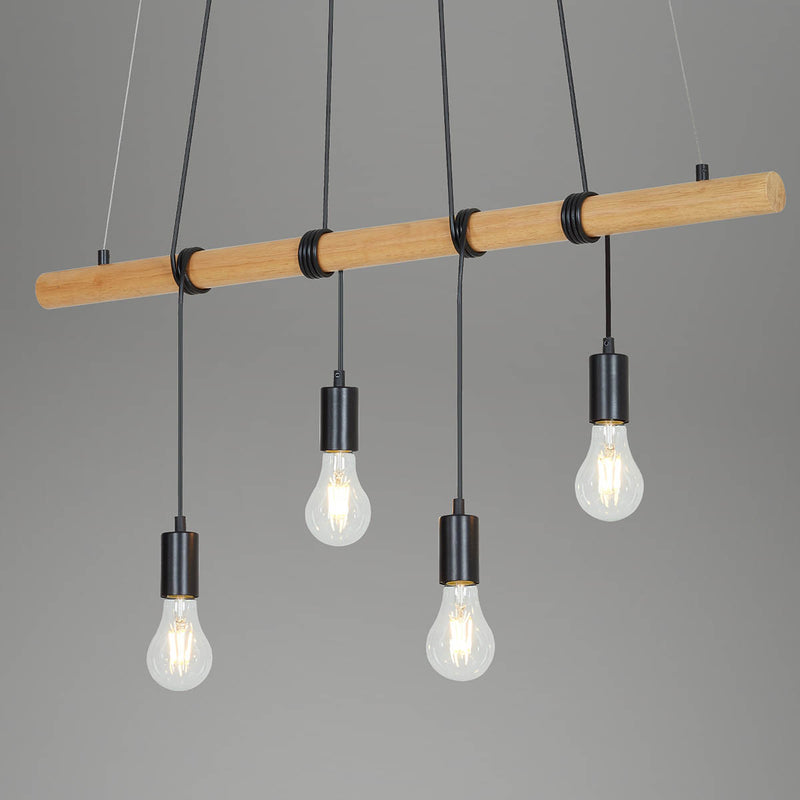 Riippuvalaisin Bar 90cm puu/musta