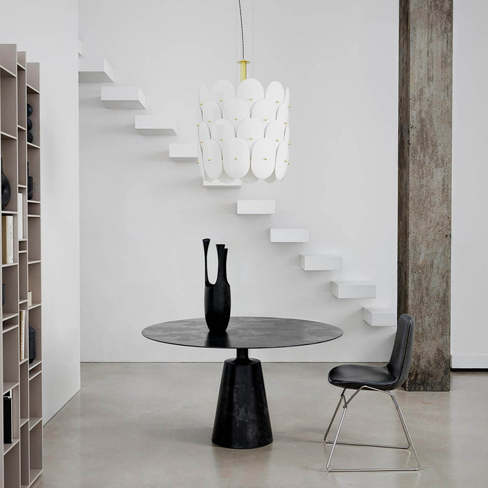 Riippuvalaisin Omlott messinki valkoinen