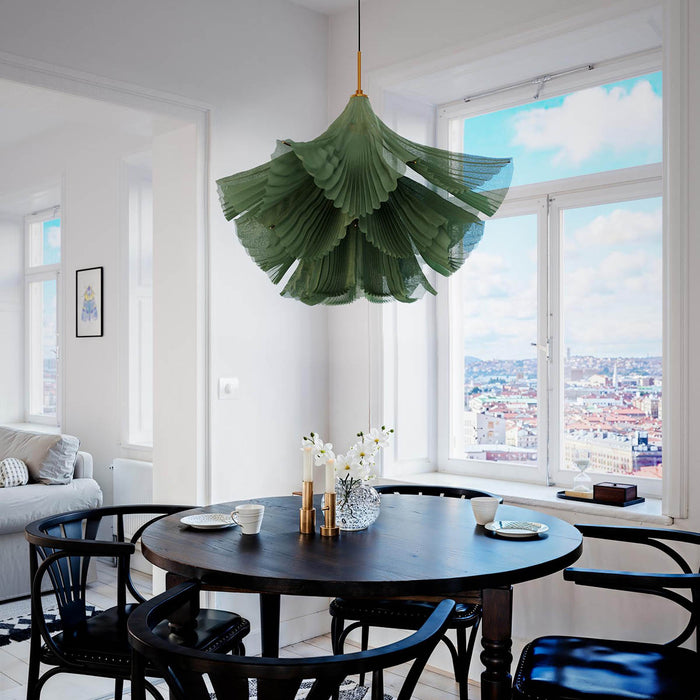 Riippuvalaisin Juliette vihreä/messinki