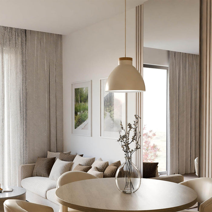 Riippuvalaisin Vito 30 cm beige