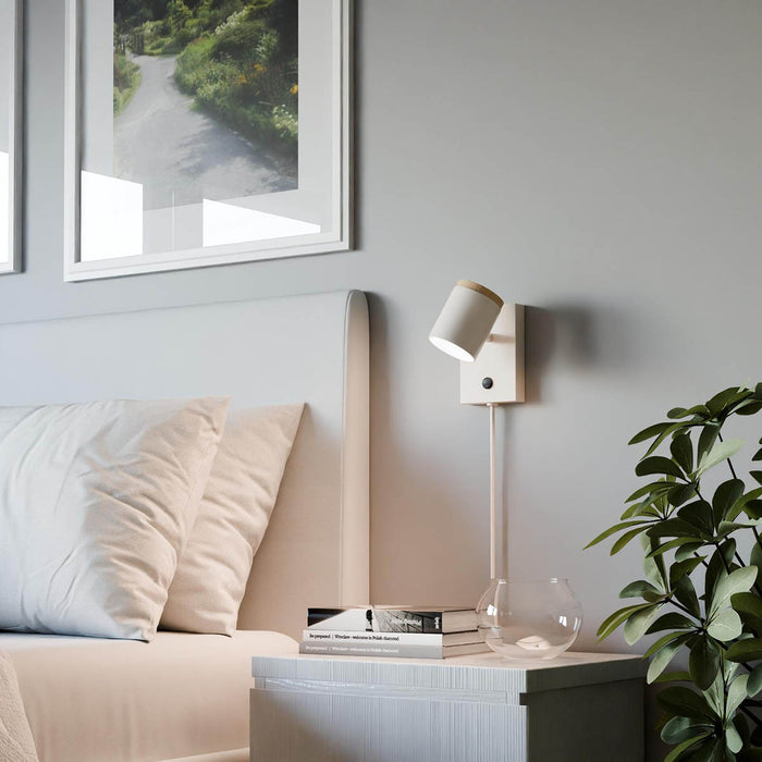 Seinävalaisin Clement beige