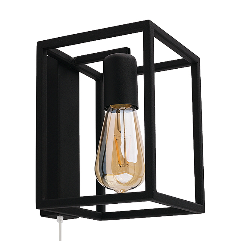Seinävalaisin Crate 9046F musta