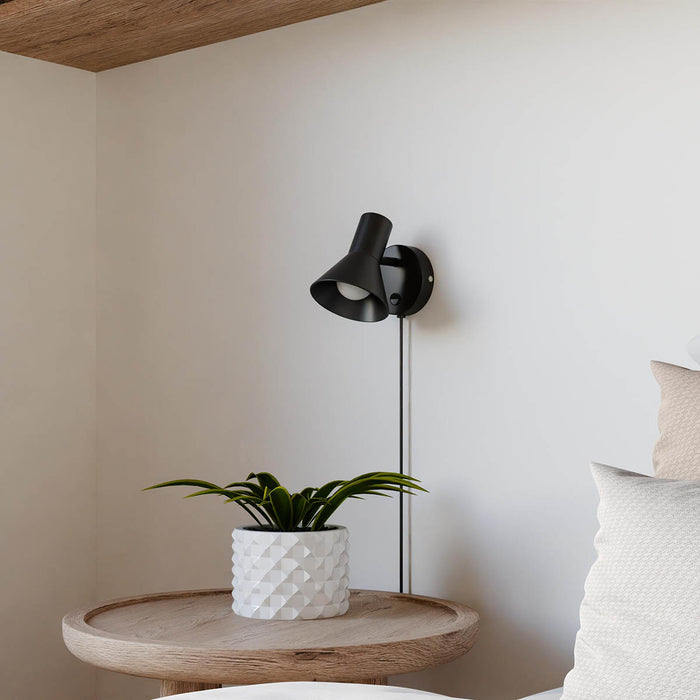 Seinävalaisin Malone musta