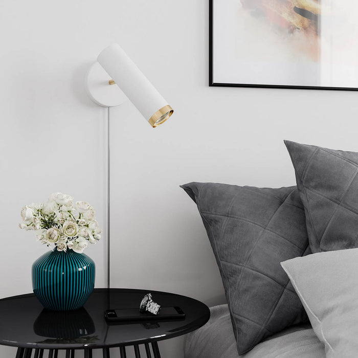 Seinävalaisin Puls valkoinen