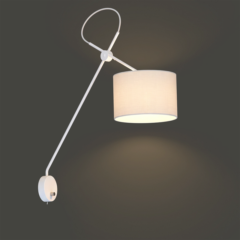 Seinävalaisin Viper valkoinen