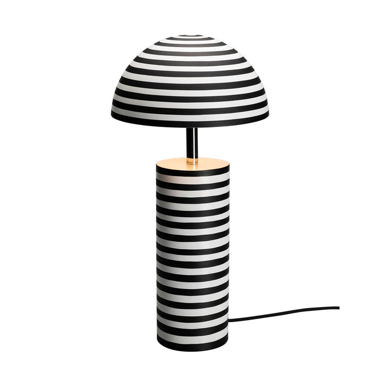 Pöytävalaisin Stripe musta/valkoinen