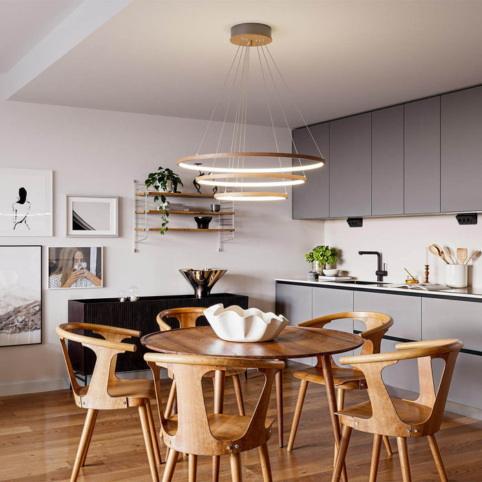 Riippuvalaisin Trione puunvärinen