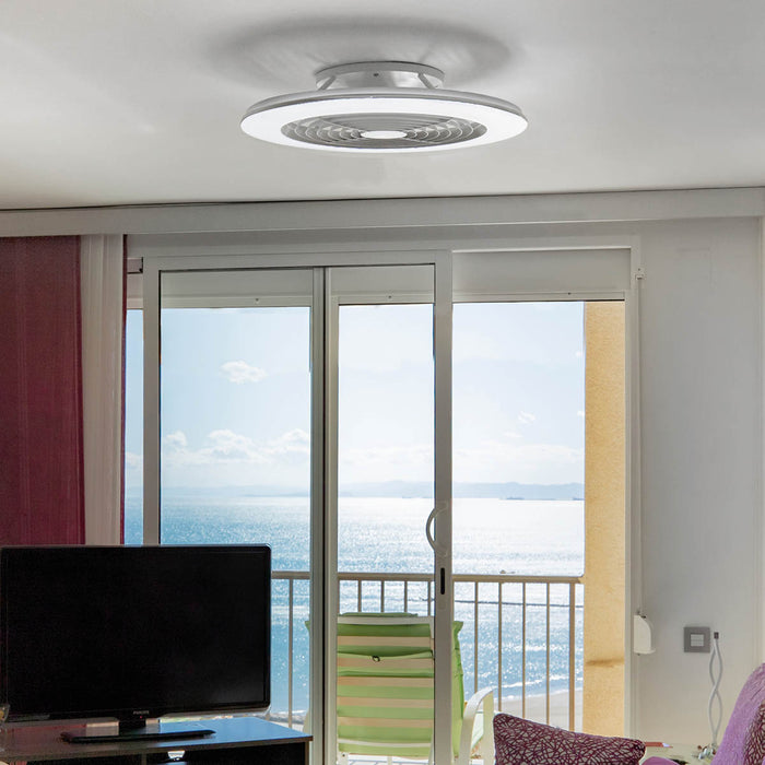 Tuuletinvalaisin Alisio XL hopea