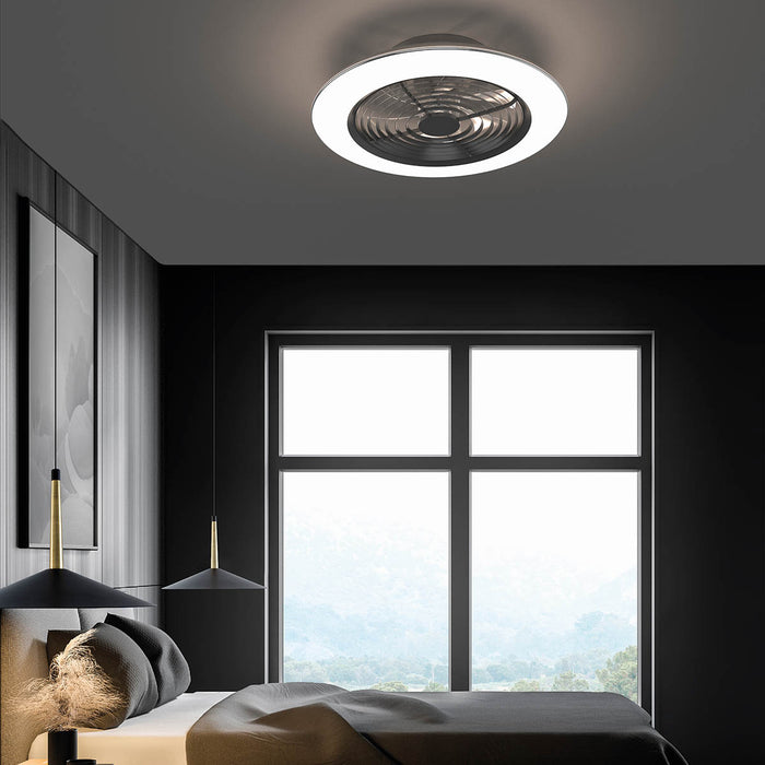 Tuuletinvalaisin Alisio XL musta