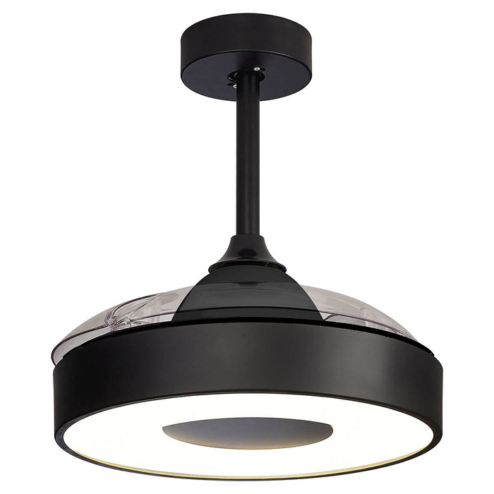 Tuuletinvalaisin Coin mini musta