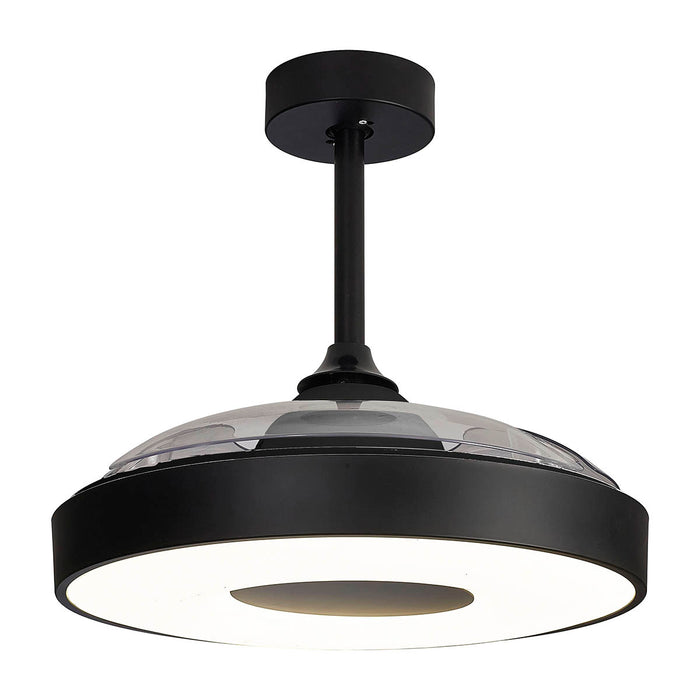 Tuuletinvalaisin Coin musta