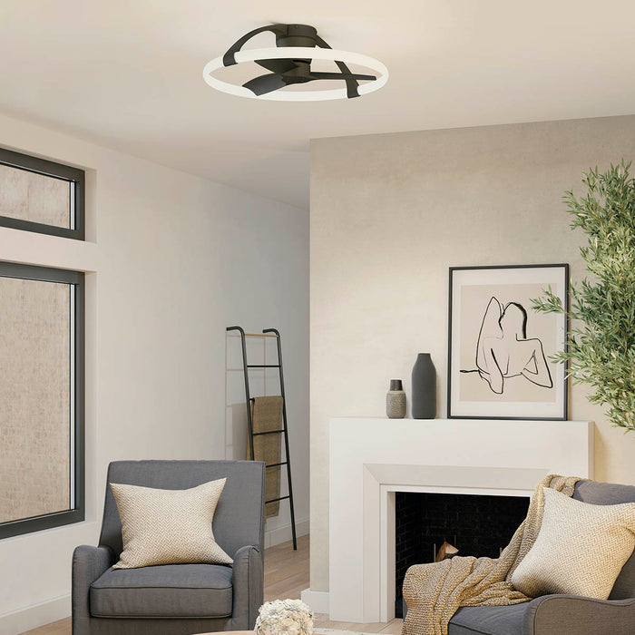 Tuuletinvalaisin Nepal mini musta