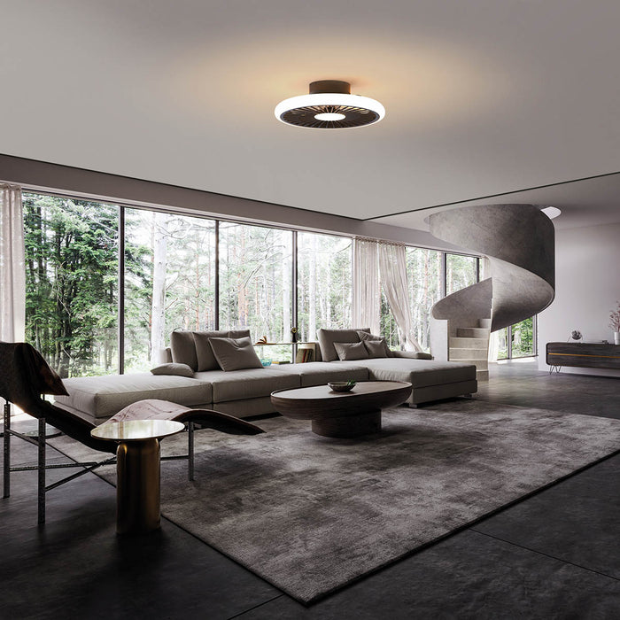 Tuuletinvalaisin Turbo musta