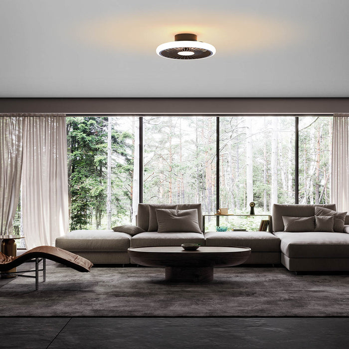 Tuuletinvalaisin Turbo musta