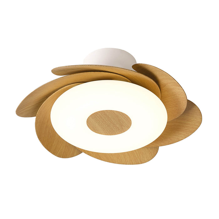 Tuuletinvalaisin Flower puu/valkoinen