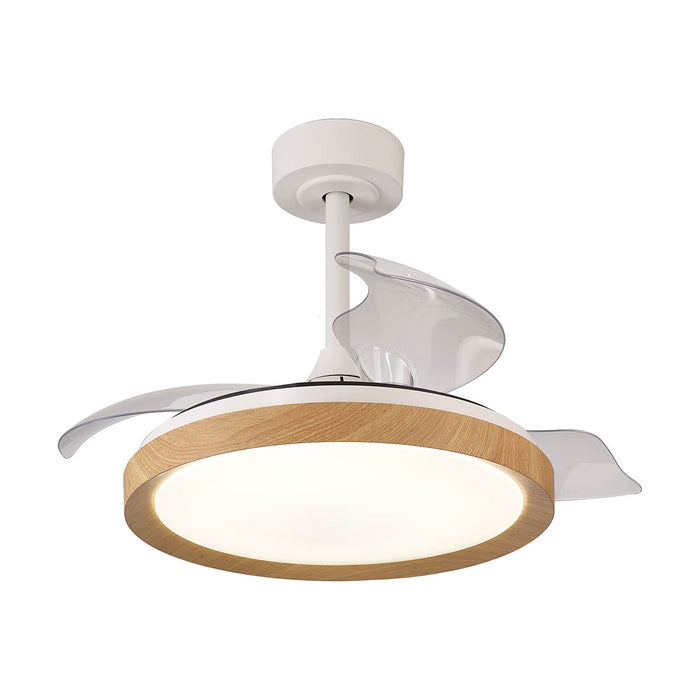 Tuuletinvalaisin Mistral mini puu/valkoinen