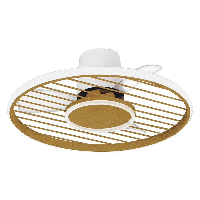 Tuuletinvalaisin Soho puu/valkoinen