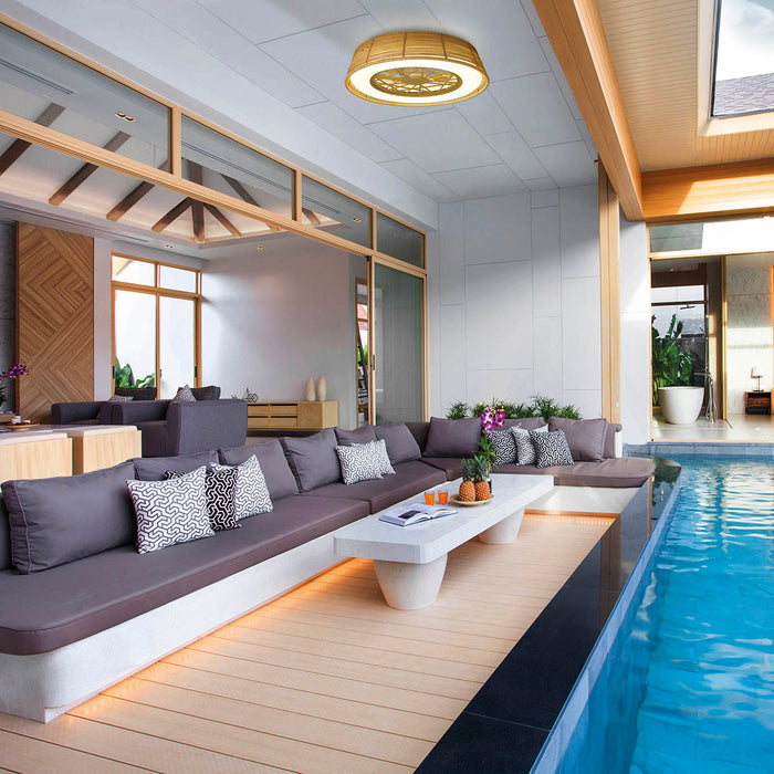 Tuuletinvalaisin Indonesia mini rottinki