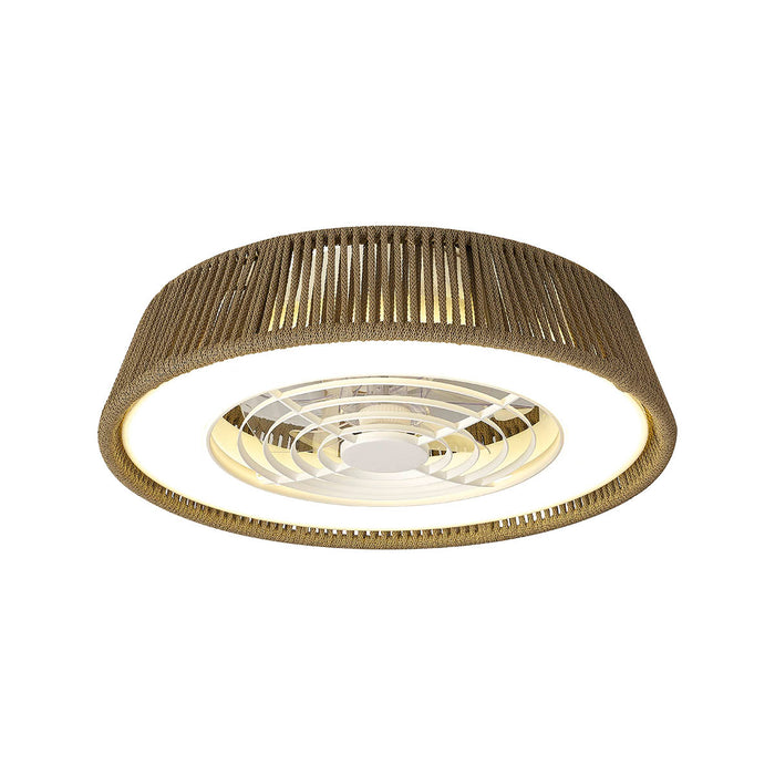 Tuuletinvalaisin Polinesia mini tummanruskea/valkoinen