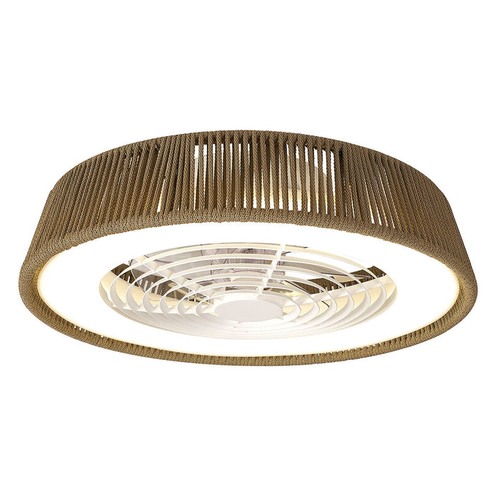 Tuuletinvalaisin Polinesia tummanruskea/valkoinen