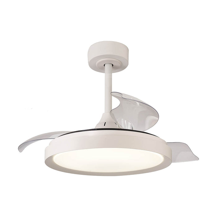 Tuuletinvalaisin Mistral mini valkoinen