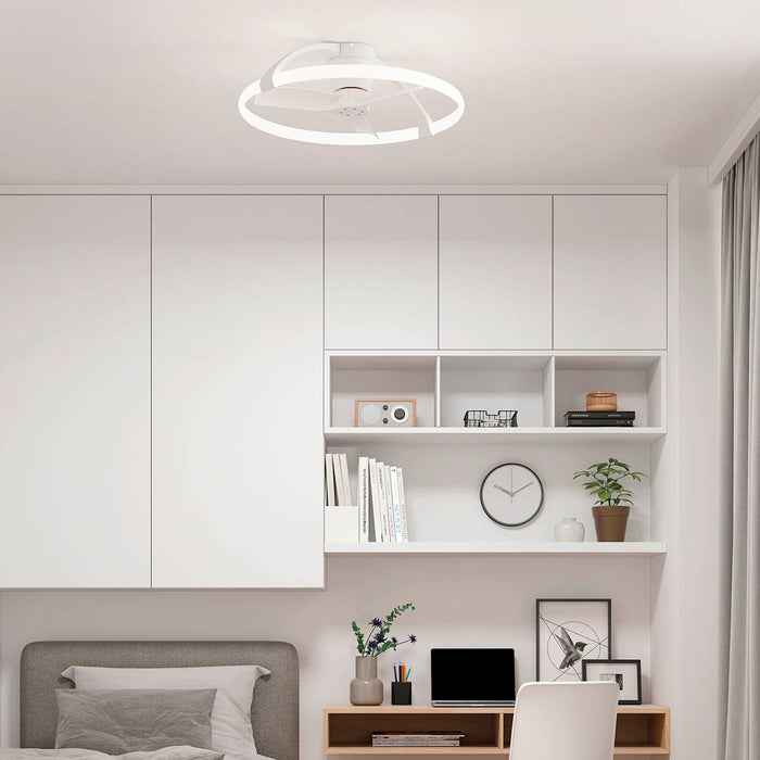 Tuuletinvalaisin Nepal mini valkoinen