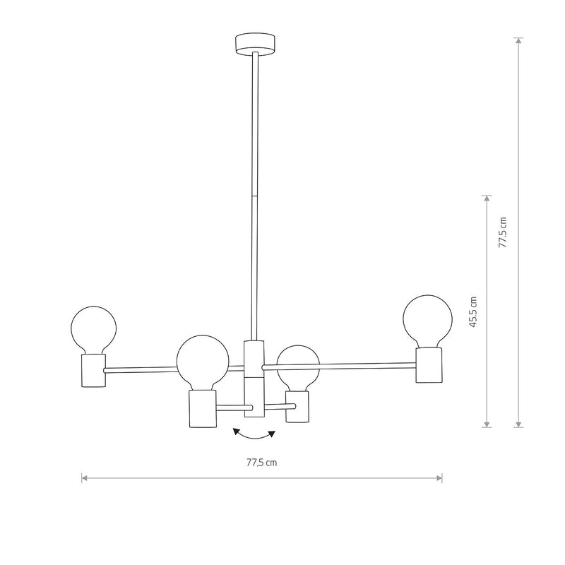 Kattovalaisin Radius IV musta