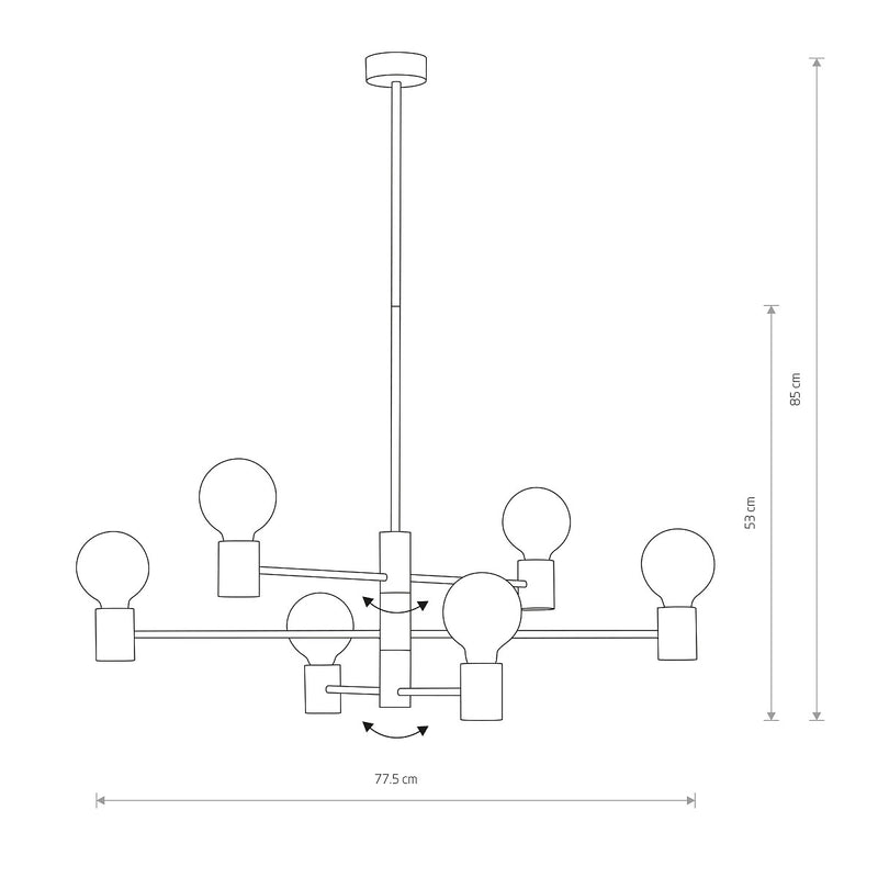 Kattovalaisin Radius VI musta